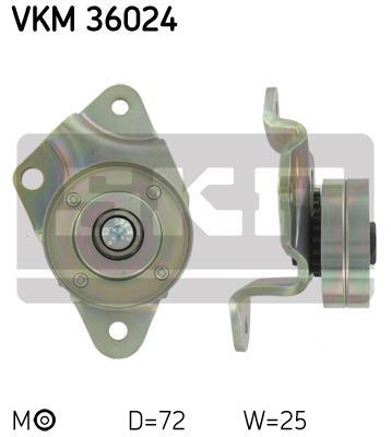 Galet tendeur de courroie d'accessoire SKF VKM 36024